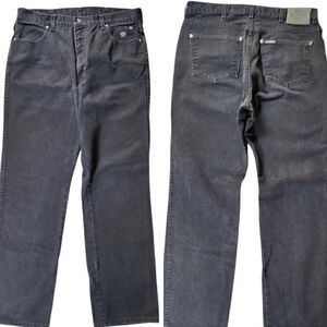 Harley Davidson- Women’s Black Faded Wash Cotton Denim Straight Jeans, Size 16